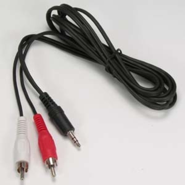 Bestlink Netware Stereo Plug(3.5mm) to 2xRCA-M Cable- 6Ft 201408